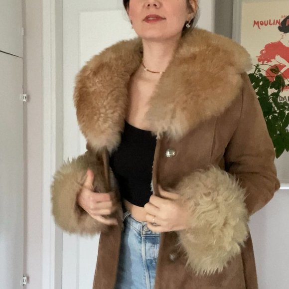VINTAGE 1960s Penny Lane Fur Coat - Picture 10 of 15